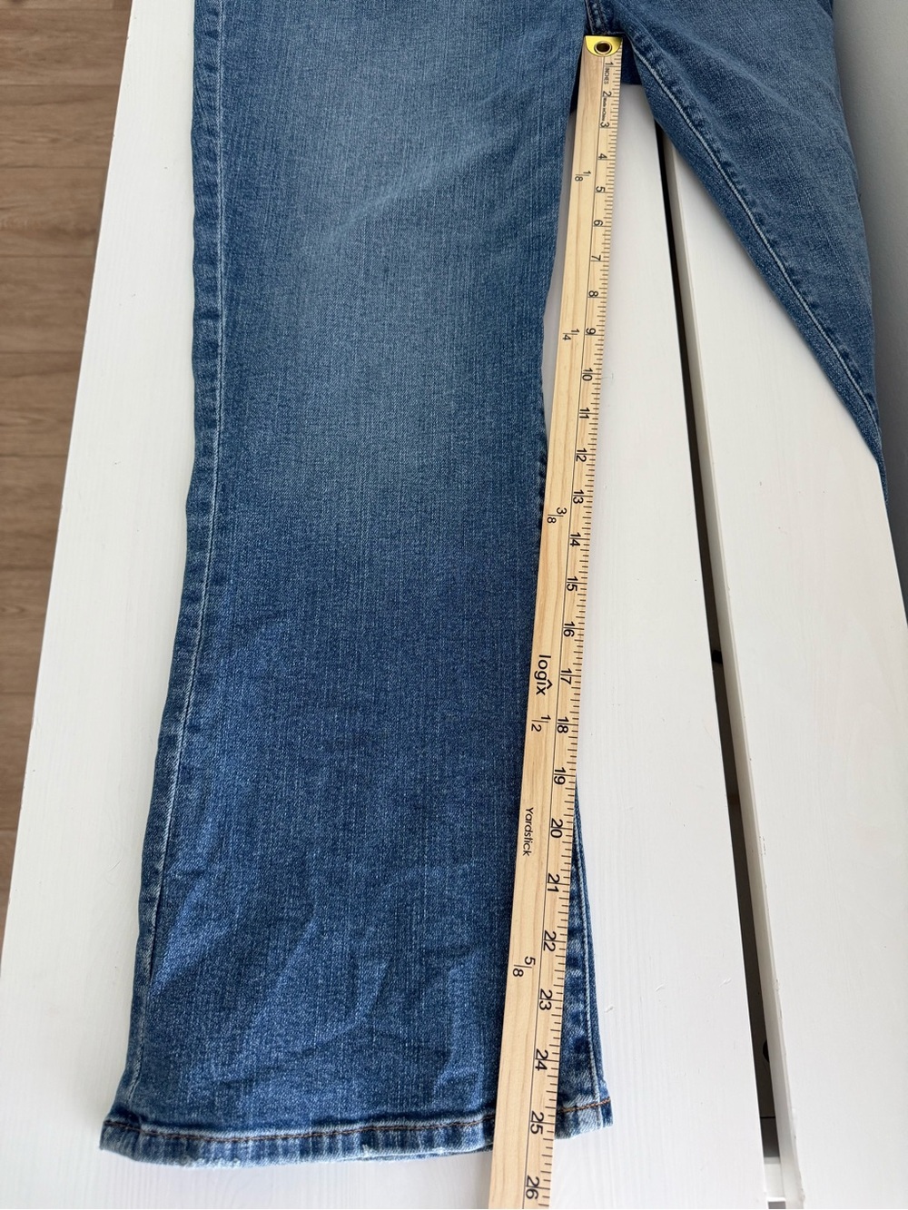 FRAME Le Crop Mini Bootcut Jeans 32 Bixby High Rise - Picture 8 of 8